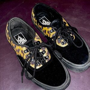 Leopard Print Platform Vans